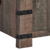 Classic 47 Inch Coffee Table, Lift Top Concealed Storage, Rustic Brown Wood