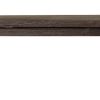 Aria 48 Inch Console Sofa Table, Plank Top, Turned Pedestal Base, Brown
