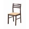 Transitional Style 3 Piece Wooden Dining Table and Chair Set, Brown