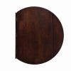 Transitional Style 3 Piece Wooden Dining Table and Chair Set, Brown