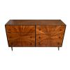 Jag 58 Inch Mango Wood Dresser, 6 Drawers, Sunburst Warm Brown