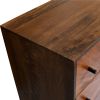 Jag 58 Inch Mango Wood Dresser, 6 Drawers, Sunburst Warm Brown