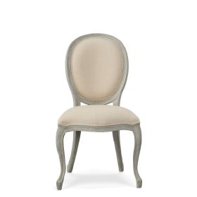 Mystique Gray Mahogany Casual Dining Side chair (Color: Grey)