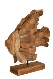 Pacific Island Fish Sculpture (Color: )