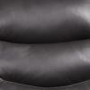 Leatherette Power Recliner with Tufted Back, Brown