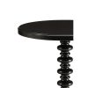 Astonishing Side Table With Round Top, Black