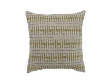 Contemporary Style Simple Traditionally Designed Set of 2 Throw Pillows, Yellow (Color: Yellow)