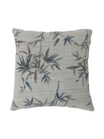 Contemporary Style Set of 2 Throw Pillows, Blue (Color: Blue)