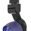 12W Integrated Metal and Polycarbonate LED Track Fixture, Black and Blue