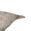 8 Inch Seagull Figurine Sculpture, Cement Table Statue, Weathered White