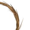 20 Inch Luxury Accent Candle Holder, Laurel Wreath, Metal Frame Gold Finish
