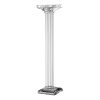 17 Inch Tall Pillar Candle Holder, Glass, Classic Clean Lined Finish, Clear